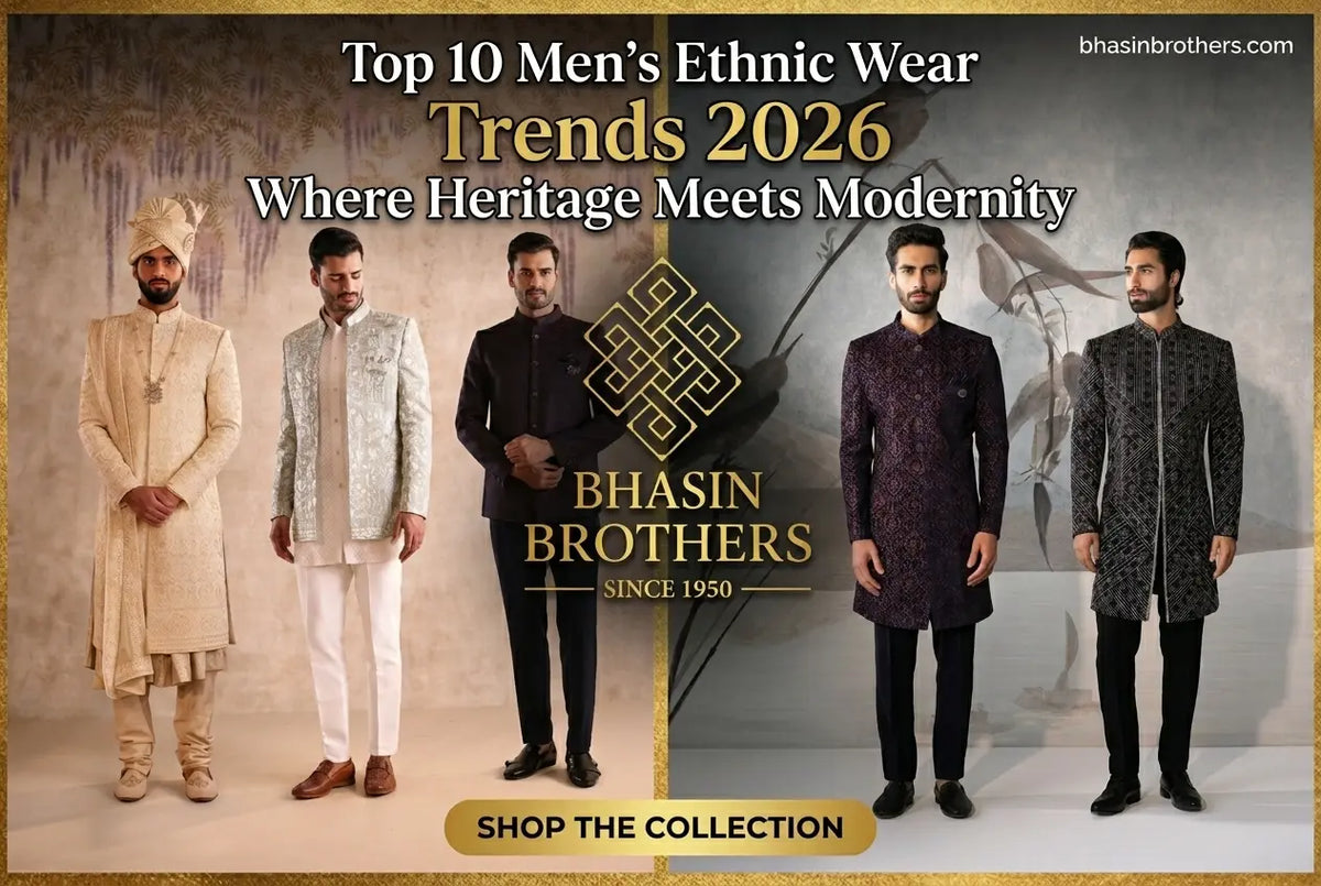 Top 10 Men's Ethnic Wear Trends 2026 | Where Heritage Meets Modernity