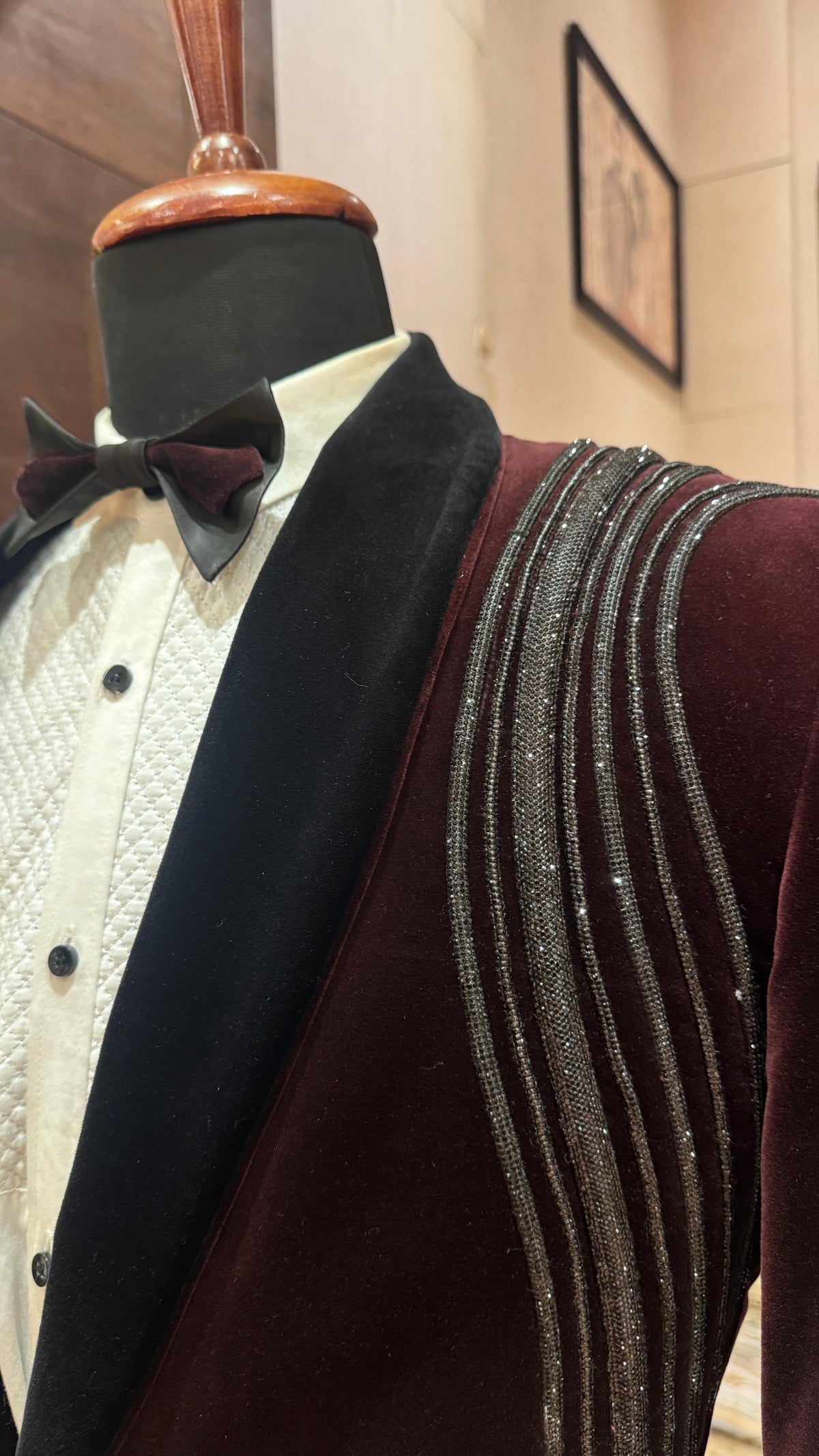 Crimson Curve tuxedo