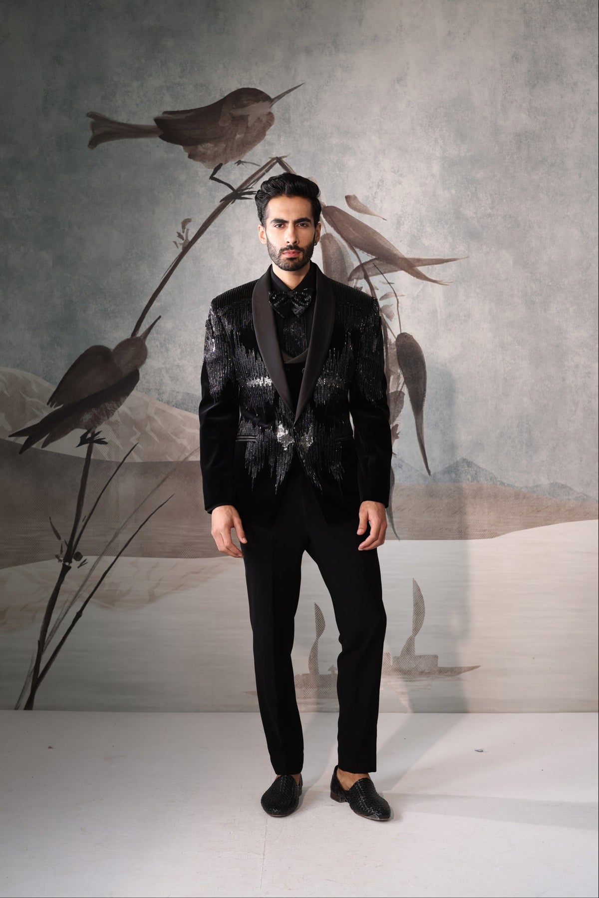 Men's Black tuxedo