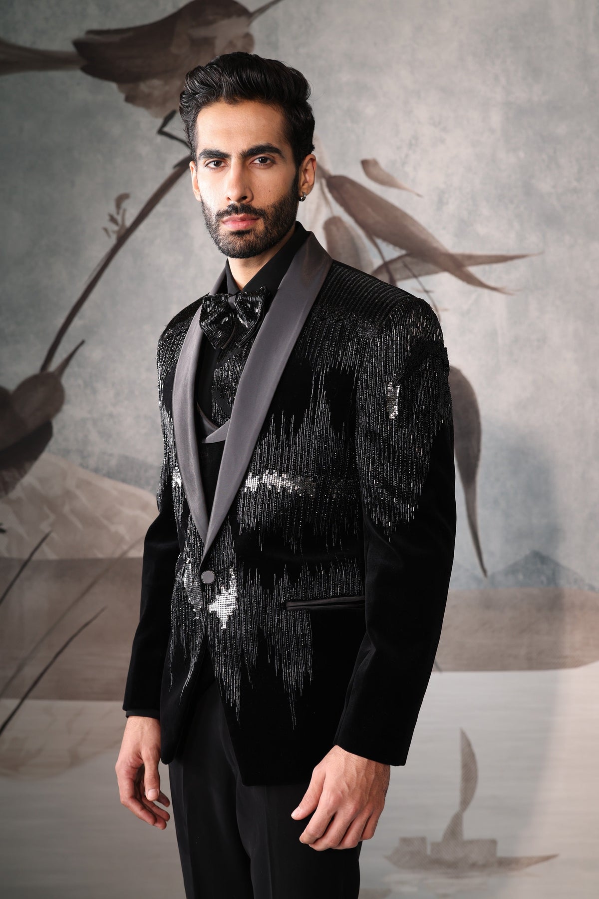 Men's Black tuxedo