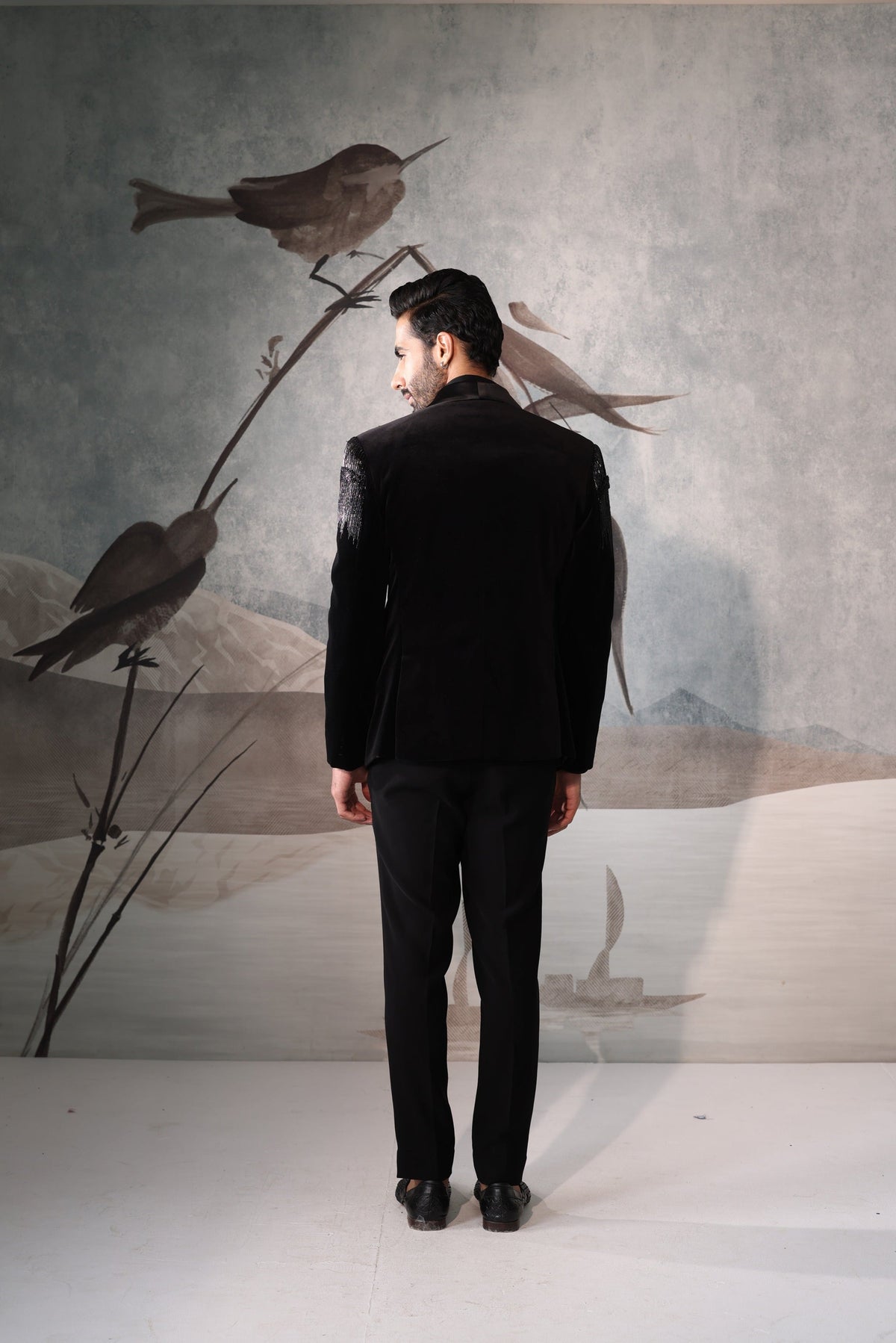 Men's Black tuxedo