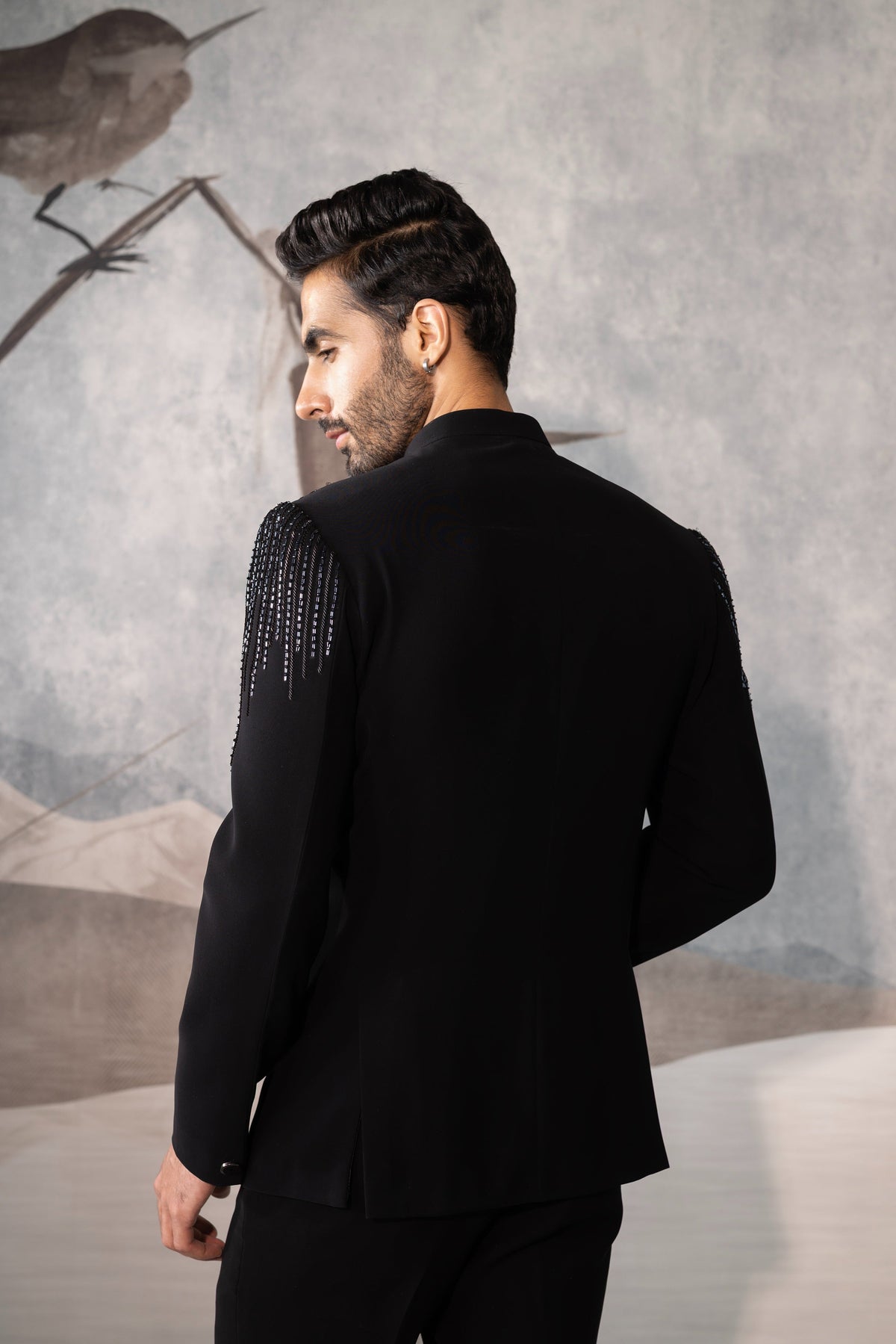 Men's sequined Embellished Bandhgala Jacket