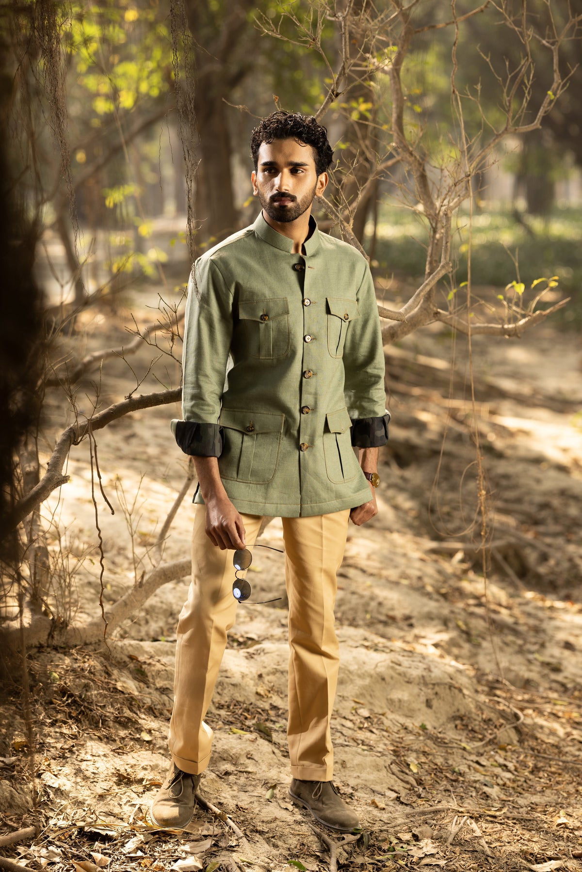 Green Safari Shirt