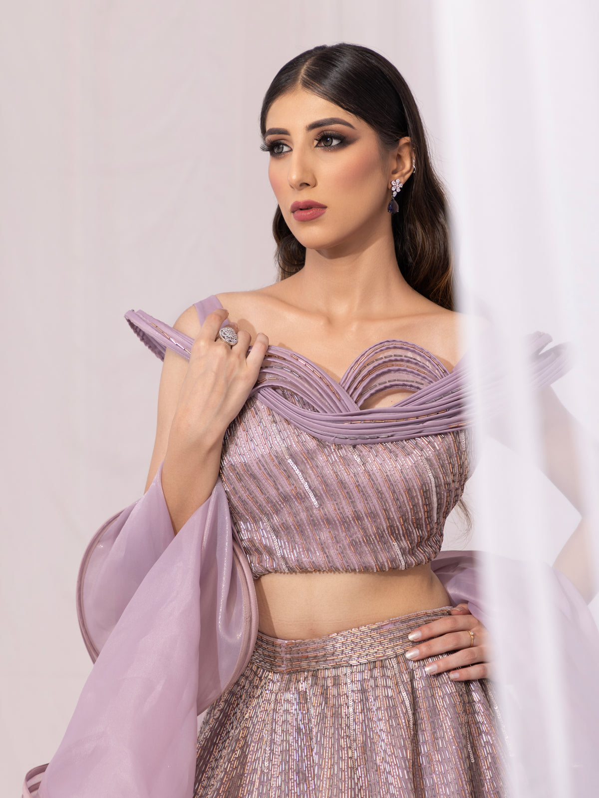 THE GLISTENING GODDESS LEHENGA
