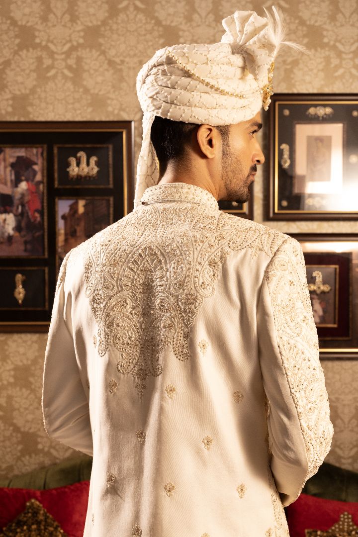 Ivory Sherwani for Men