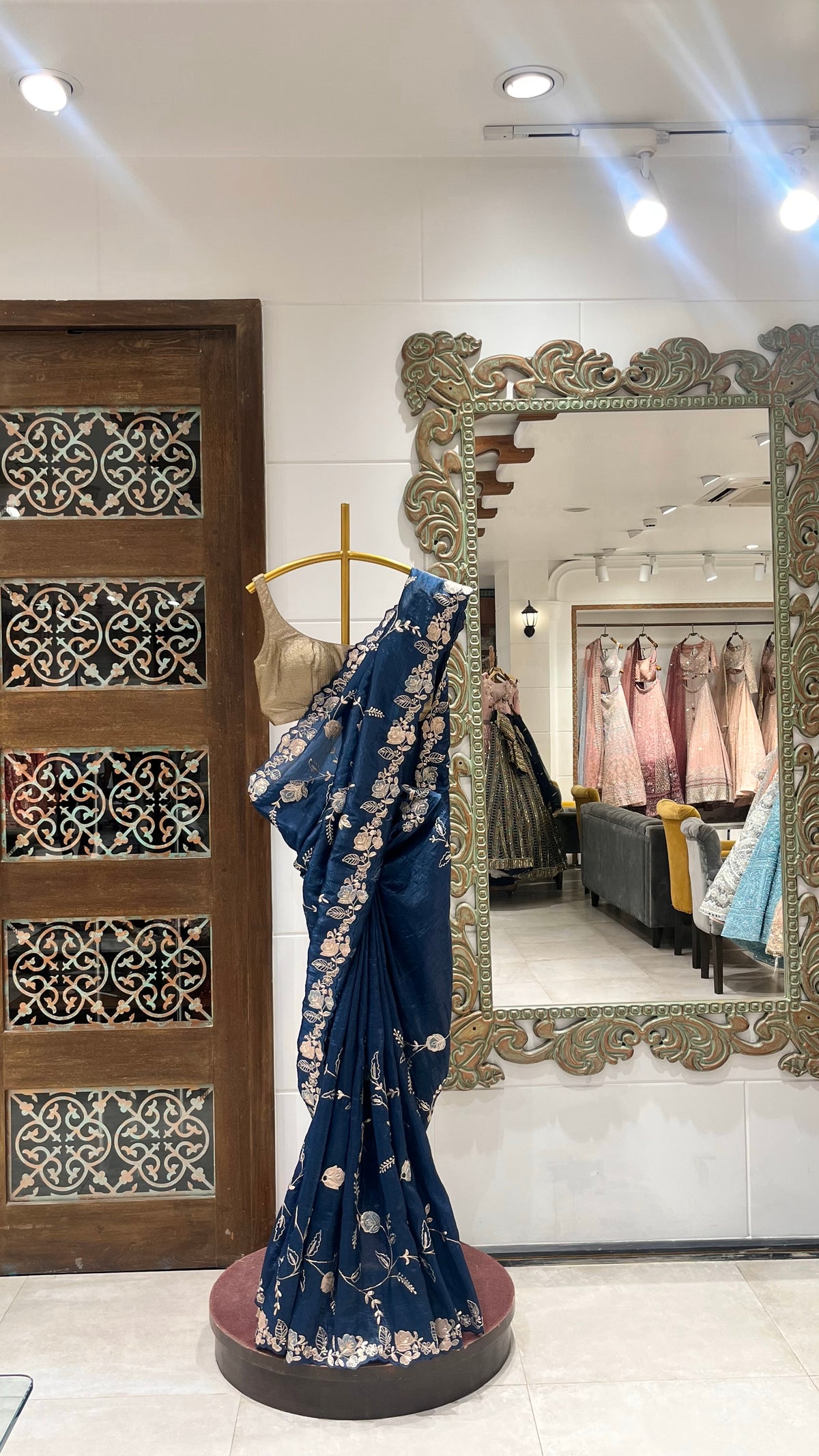 Deep Blue Saree