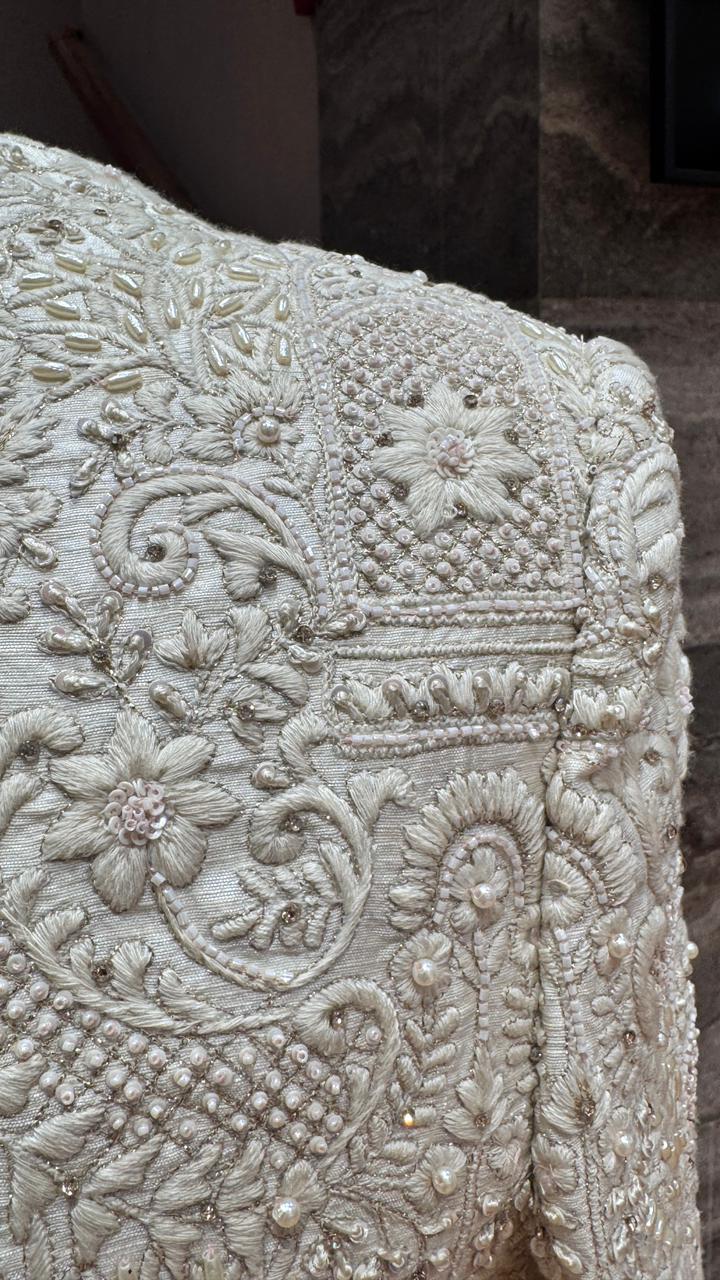 Beige Sherwani
