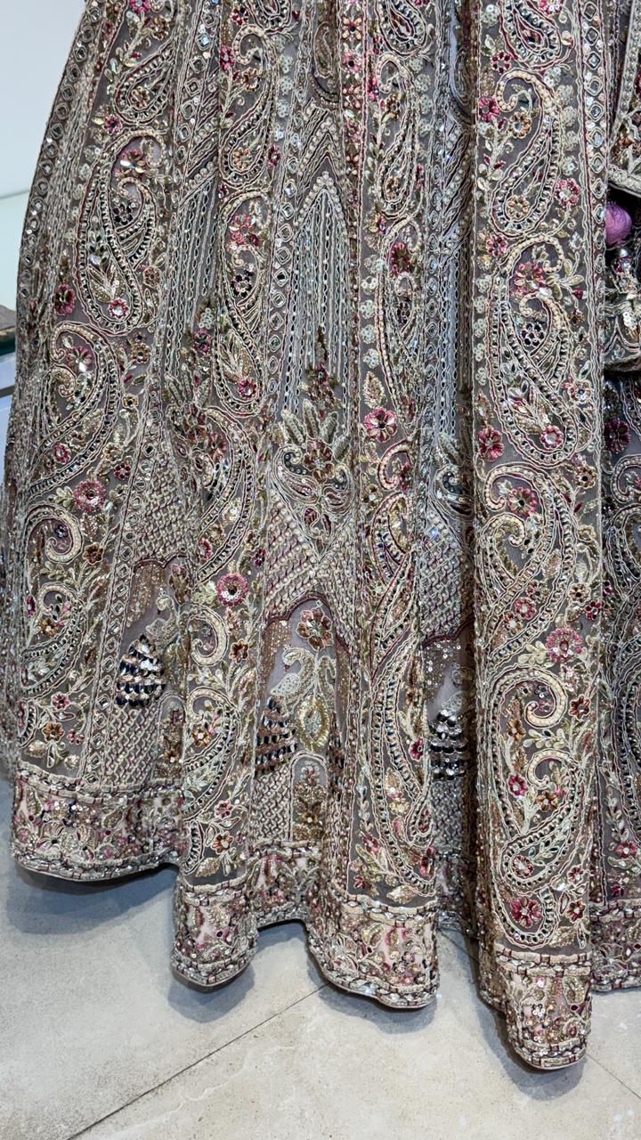 Dusty pink lehenga