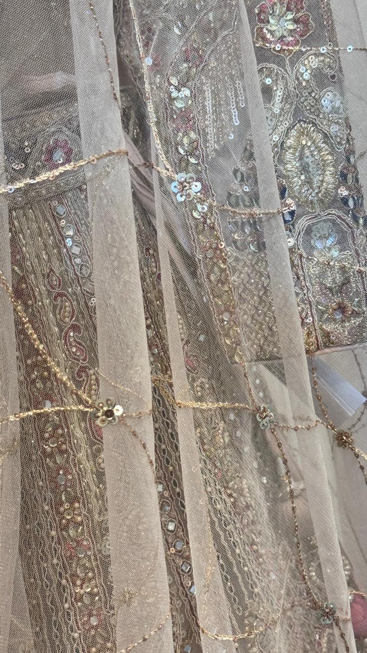 Dusty pink lehenga
