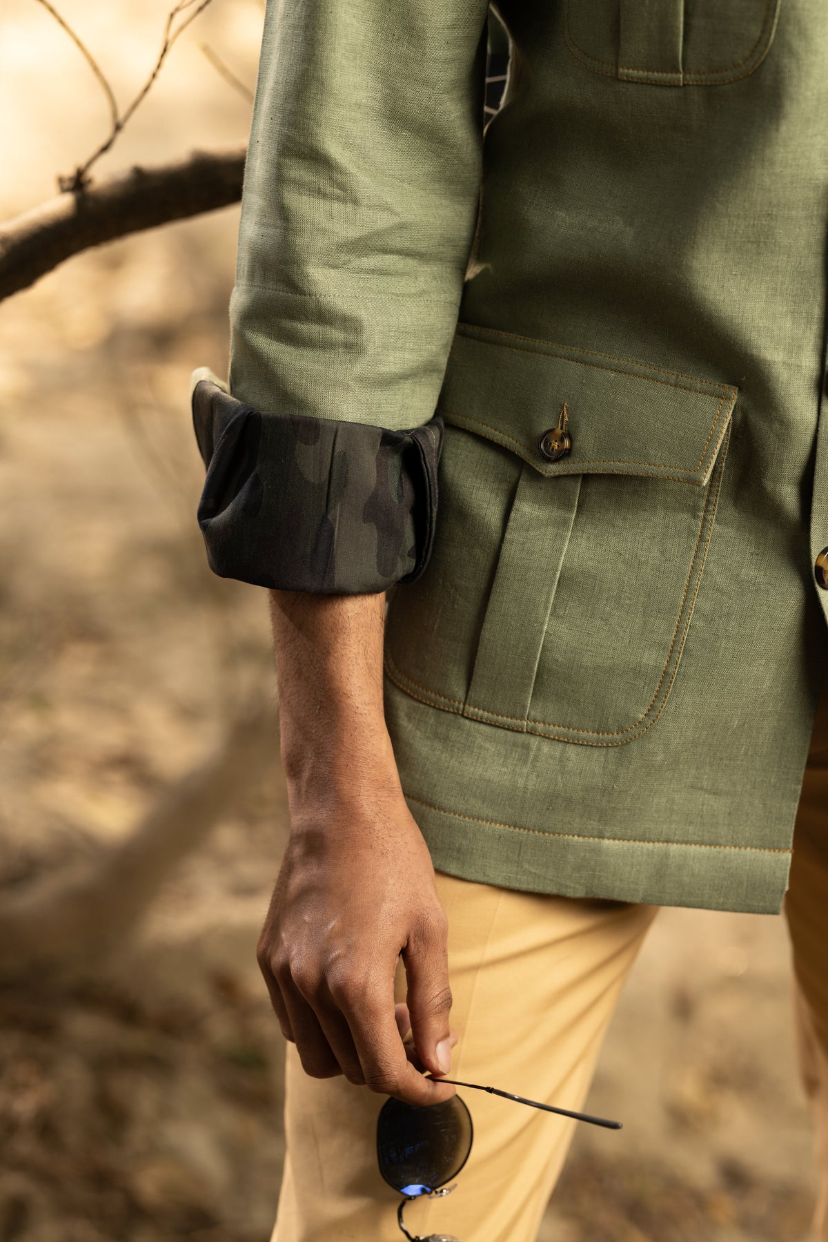 Green Safari Shirt
