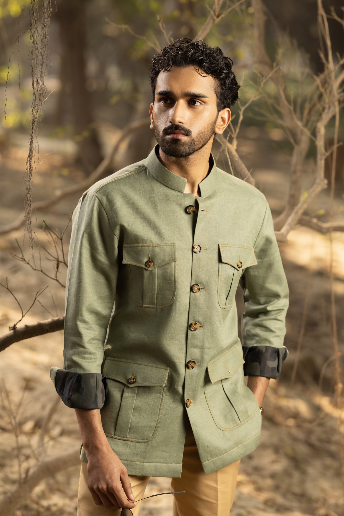 Green Safari Shirt