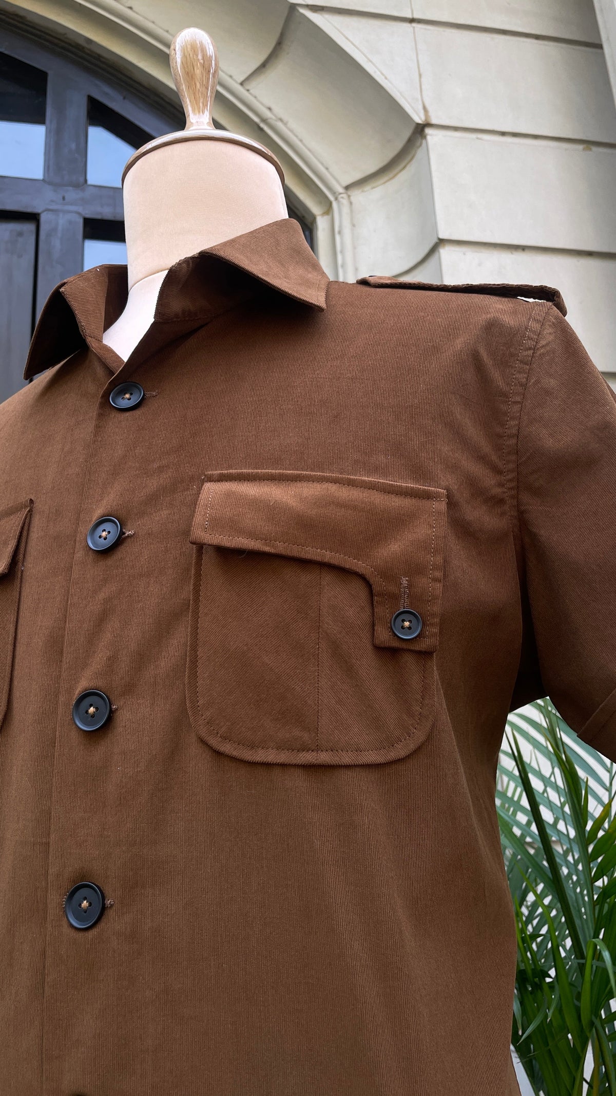 Brown Corduroy Shirts